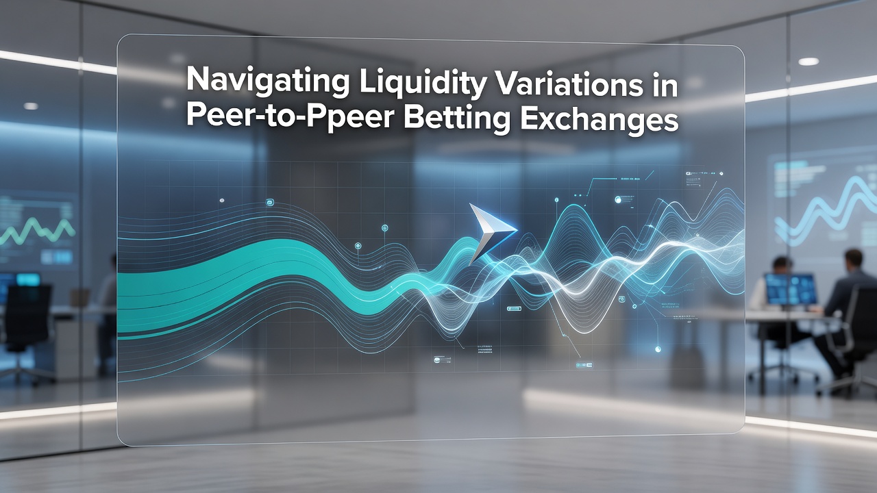 Graph illustrating liquidity depth changes over time on a peer-to-peer betting exchange during a live event